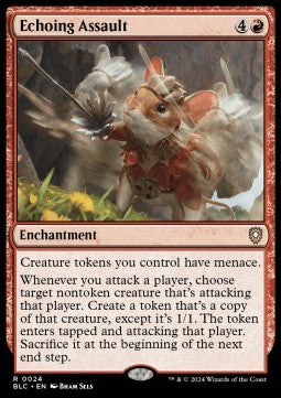 Echoing Assault - Commander: Bloomburrow (Rare) [BLC-24]