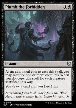 Plumb the Forbidden - Commander: Bloomburrow (Uncommon) [BLC-188]