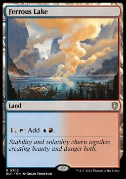 Ferrous Lake - Commander: Bloomburrow (Rare) [BLC-303]