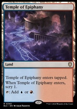 Temple of Epiphany - Commander: Bloomburrow (Rare) [BLC-340]