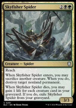 Skyfisher Spider - Commander: Bloomburrow (Uncommon) [BLC-261]