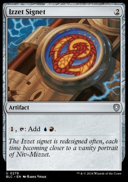 Izzet Signet - Commander: Bloomburrow (Uncommon) [BLC-278]