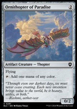 Ornithopter of Paradise - Commander: Bloomburrow (Common) [BLC-281]