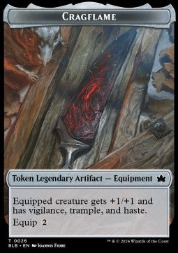 Cragflame Token - Bloomburrow: Tokens (Token) [TBLB-T26]