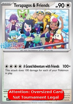 Terapagos & Friends⁣ - SV Black Star Promos⁣ (Oversized)