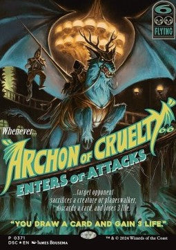 Archon of Cruelty⁣ - Commander: Duskmourn: House of Horror: Extras⁣ (Mythic)⁣ [371]