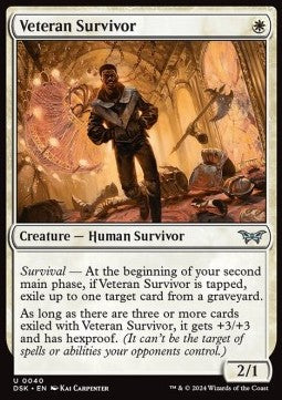 Veteran Survivor⁣ - Duskmourn: House of Horror⁣ (Uncommon)⁣ [40]