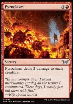 Pyroclasm⁣ - Duskmourn: House of Horror⁣ (Uncommon)⁣ [149]