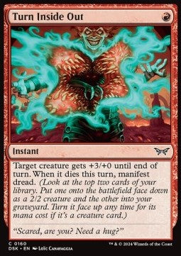 Turn Inside Out⁣ - Duskmourn: House of Horror⁣ (Common)⁣ [160]