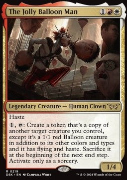The Jolly Balloon Man⁣ - Duskmourn: House of Horror⁣ (Rare)⁣ [219]