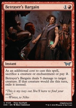 Betrayer's Bargain⁣ - Duskmourn: House of Horror⁣ (Uncommon)⁣ [126]