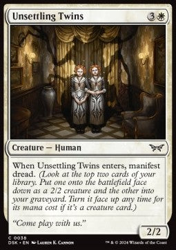 Unsettling Twins⁣ - Duskmourn: House of Horror⁣ (Common)⁣ [38]