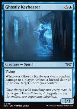 Ghostly Keybearer⁣ - Duskmourn: House of Horror⁣ (Uncommon)⁣ [61]