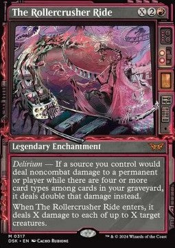 The Rollercrusher Ride (V.2)⁣ - Duskmourn: House of Horror: Extras⁣ (Mythic)⁣ [317]