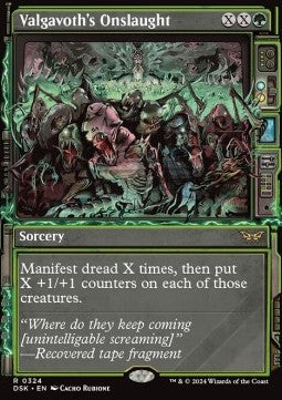 Valgavoth's Onslaught⁣ - Duskmourn: House of Horror: Extras⁣ (Rare)⁣ [324]