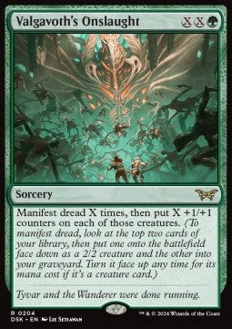 Valgavoth's Onslaught⁣ - Duskmourn: House of Horror⁣ (Rare)⁣ [204]