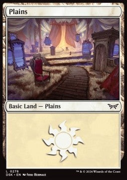 Plains (V.2)⁣ - Duskmourn: House of Horror⁣ (Land)⁣ [278]