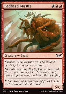 Bedhead Beastie⁣ - Duskmourn: House of Horror⁣ (Common)⁣ [125]