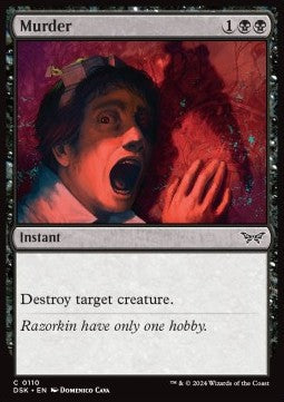 Murder⁣ - Duskmourn: House of Horror⁣ (Common)⁣ [110]