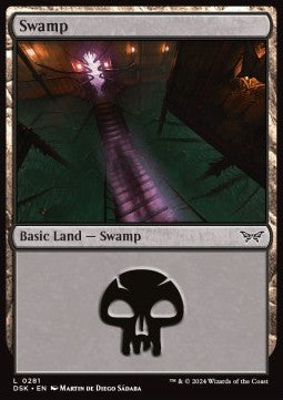 Swamp (V.1)⁣ - Duskmourn: House of Horror⁣ (Land)⁣ [281]