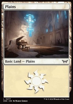 Plains (V.1)⁣ - Duskmourn: House of Horror⁣ (Land)⁣ [277]