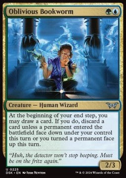 Oblivious Bookworm - Duskmourn: House of Horror (Uncommon) [DSK-225]