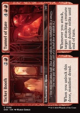 Ticket Booth // Tunnel of Hate⁣ - Duskmourn: House of Horror⁣ (Common)⁣ [158]