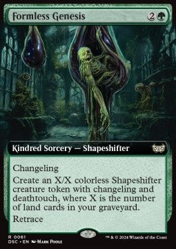 Formless Genesis⁣ - Commander: Duskmourn: House of Horror: Extras⁣ (Rare)⁣ [61]