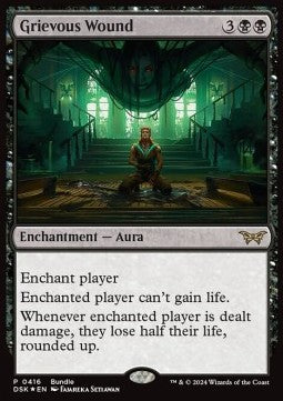 Grievous Wound (V.3)⁣ - Duskmourn: House of Horror: Promos⁣ (Rare)⁣ [416]