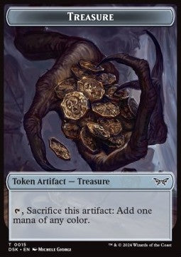 Treasure Token⁣ - Duskmourn: House of Horror: Tokens⁣ (Token)⁣ [T15]