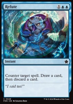 Refute⁣ - Magic: The Gathering Foundations⁣ (Common)⁣ [48]