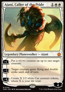 Ajani, Caller of the Pride⁣ - Magic: The Gathering Foundations⁣ (Mythic)⁣ [134]
