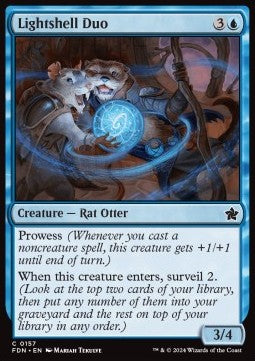 Lightshell Duo⁣ - Magic: The Gathering Foundations⁣ (Common)⁣ [157]