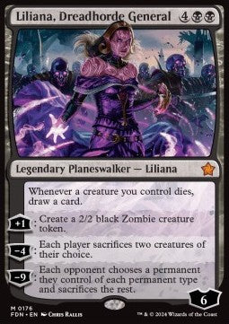 Liliana, Dreadhorde General⁣ - Magic: The Gathering Foundations⁣ (Mythic)⁣ [176]