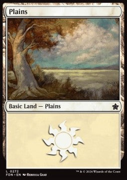 Plains (V.1)⁣ - Magic: The Gathering Foundations⁣ (Land)⁣ [272]