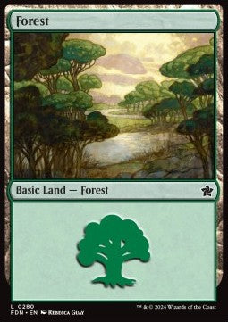 Forest (V.1)⁣ - Magic: The Gathering Foundations⁣ (Land)⁣ [280]