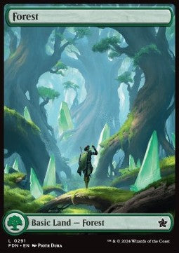 Forest (V.2)⁣ - Magic: The Gathering Foundations: Extras⁣ (Land)⁣ [291]