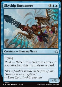Skyship Buccaneer⁣ - Magic: The Gathering Foundations⁣ (Uncommon)⁣ [50]