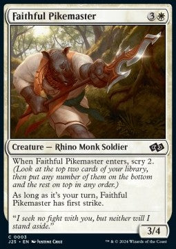 Faithful Pikemaster⁣ - Foundations Jumpstart⁣ (Common)⁣ [3]