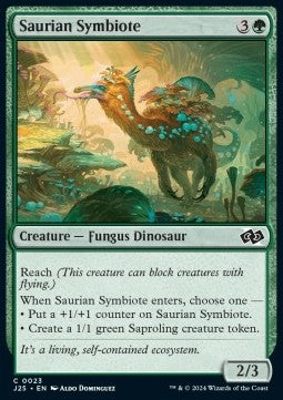 Saurian Symbiote⁣ - Foundations Jumpstart⁣ (Common)⁣ [23]