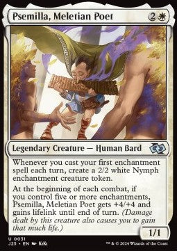 Psemilla, Meletian Poet⁣ - Foundations Jumpstart⁣ (Uncommon)⁣ [31]