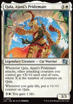 Qala, Ajani's Pridemate⁣ - Foundations Jumpstart⁣ (Uncommon)⁣ [32]