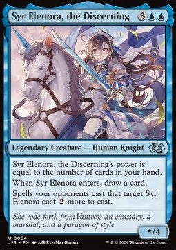 Syr Elenora, the Discerning⁣ - Foundations Jumpstart⁣ (Uncommon)⁣ [64]