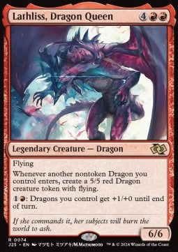 Lathliss, Dragon Queen⁣ - Foundations Jumpstart⁣ (Rare)⁣ [74]