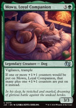 Mowu, Loyal Companion⁣ - Foundations Jumpstart⁣ (Uncommon)⁣ [79]