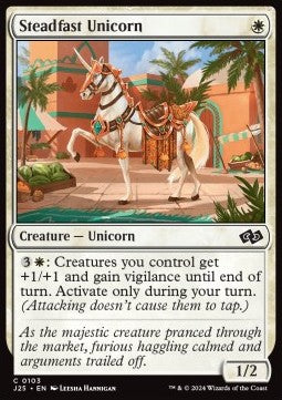 Steadfast Unicorn⁣ - Foundations Jumpstart⁣ (Common)⁣ [103]