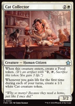 Cat Collector⁣ - Magic: The Gathering Foundations⁣ (Uncommon)⁣ [4]