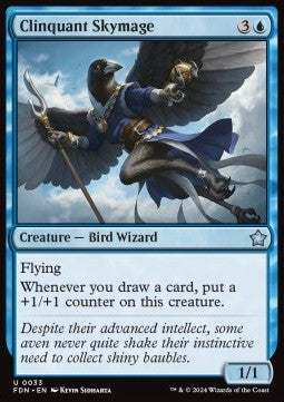 Clinquant Skymage⁣ - Magic: The Gathering Foundations⁣ (Uncommon)⁣ [33]