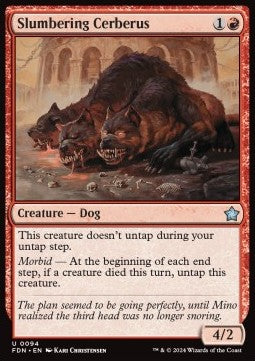 Slumbering Cerberus⁣ - Magic: The Gathering Foundations⁣ (Uncommon)⁣ [94]