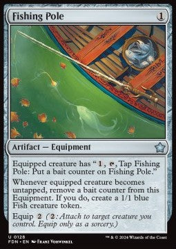 Fishing Pole⁣ - Magic: The Gathering Foundations⁣ (Uncommon)⁣ [128]